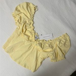 Yellow Top Shop Crop top